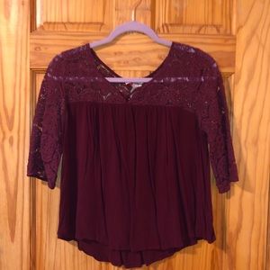 Purple blouse size medium